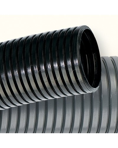 Труба гофрированная DN36мм, ПВ-2, D вн 36,3 мм, D нар 42,5 мм, полиамид 6, безгалогенная, с протяжкой DKC PA613643F2 в Ессентуках Труба гофрированная Pintop.ru