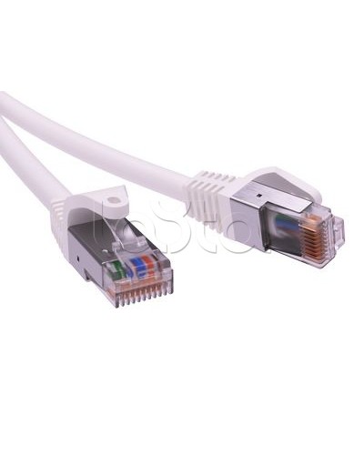 Патч-корд экранированный CAT5E F/UTP 4х2, LSZH, белый, 1м DKC RN5EFU4510WH в Ессентуках Патчкорды (медные) Pintop.ru
