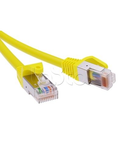 Патч-корд экранированный CAT5E F/UTP 4х2, LSZH, желтый, 2м DKC RN5EFU4520YL в Ессентуках Патчкорды (медные) Pintop.ru