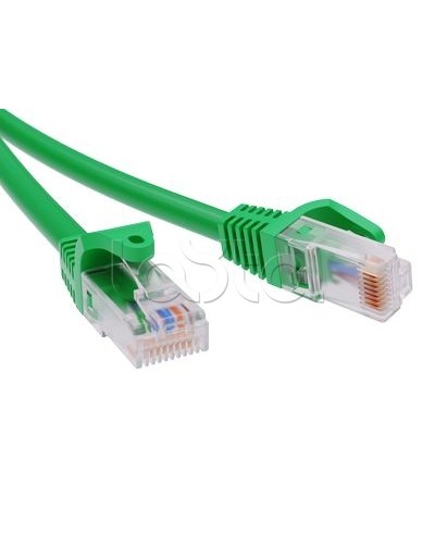 Патч-корд неэкранированный CAT6 U/UTP 4х2, LSZH, зелёный, 10м DKC RN6UU4500GN в Ессентуках Патчкорды (медные) Pintop.ru