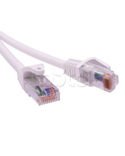 Патч-корд неэкранированный CAT6 U/UTP 4х2, LSZH, белый, 10м DKC RN6UU4500WH в Ессентуках Патчкорды (медные) Pintop.ru