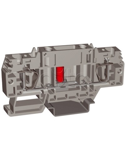 Зажим HSCB.4GR, тестовый с разъединителем, серый , 4 кв.мм DKC ZHB100GR в Ессентуках Держатели, клипсы, скобы Pintop.ru