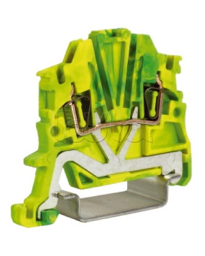 Зажим для заземления, 1,5 кв.мм желто-зеленый DKC ZHT400 в Ессентуках Держатели, клипсы, скобы Pintop.ru