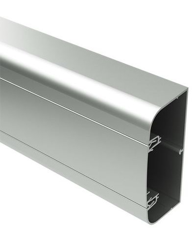 Кабель-канал алюминевый 90х50 мм (с 1 крышкой), цвет белый DKC 19599 в Ессентуках Кабель-канал Pintop.ru