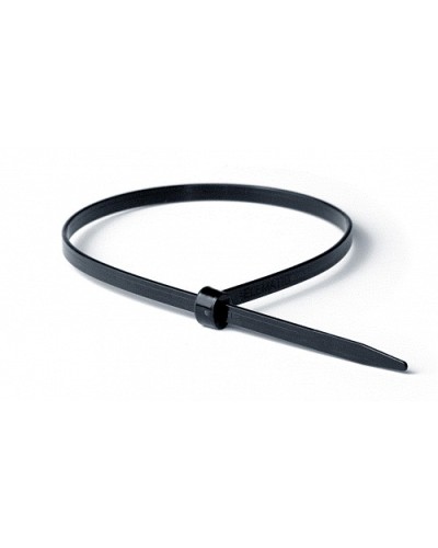 Хомут P6.6 с двойным замком, черный, 100x2,5 DKC 21303 в Ессентуках Стяжки-хомуты Pintop.ru