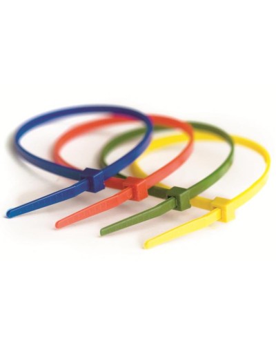 Хомут-стяжка нейлоновый, стандартный PL6.6 3.6х200 мм зеленый DKC 25214CV (100 шт/уп) в Ессентуках Стяжки-хомуты Pintop.ru