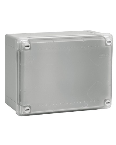 Коробка ответвит. с гладкими стенками, прозрачная, IP56, 240х190х90 мм DKC 54220 в Ессентуках Распределительные коробки Pintop.ru