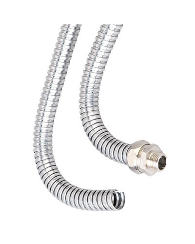 Металлорукав из оцинкованной стали DN 50мм, Dвн 50,5 мм, Dнар 54,5 мм, IP40, 25м DKC 667R5054 в Ессентуках Металлорукав Pintop.ru