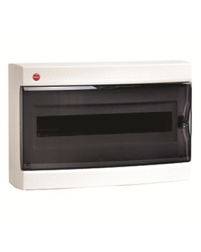 Щиток настенный-18з проз/дв IP40 бел +2 клем.бл ДКС 84918 в Ессентуках Боксы для автоматов Pintop.ru