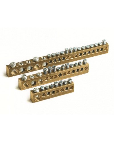 Колодка клеммная 12мод. (отв.3х5.4мм+10х4.5мм) DKC 87412 в Ессентуках Коммутационные изделия Pintop.ru