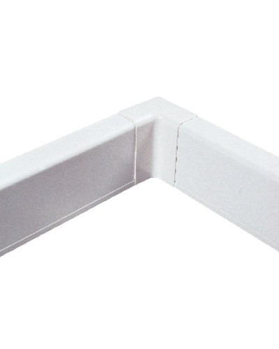 Угол внутренний для плинтусного короба 100х40 мм белый DKC AIR10042 в Ессентуках Аксессуары для кабель-канала Pintop.ru