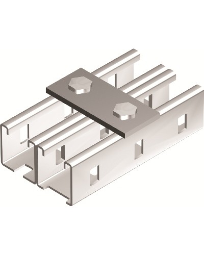 Пластина соединительная, длина 90 мм, 2отв., горячеоцинкованная DKC BMD1011HDZ в Ессентуках Аксессуары для лотков Pintop.ru