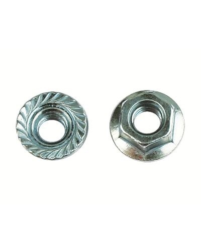 Гайка с насечкой, препятствующей откручиванию М6 HDZ (200 шт/уп) DKC (CM100600HDZ) в Ессентуках Крепеж Pintop.ru