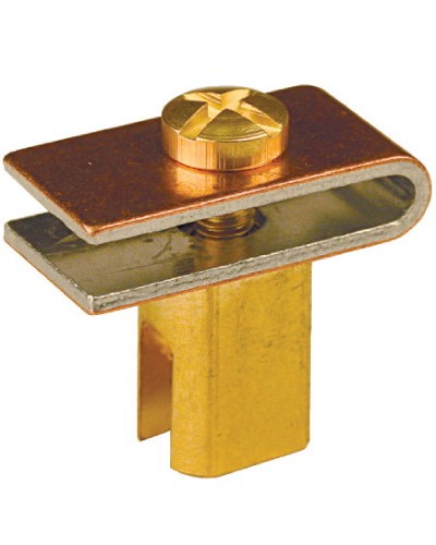 Усиленная клемма заземления для проволочного лотка DKC FC37303 в Ессентуках Аксессуары для лотков Pintop.ru