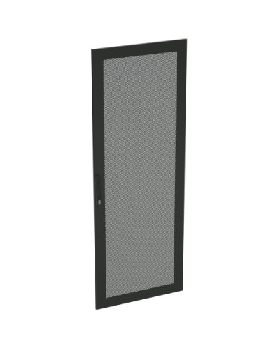 Дверь перфорированная одностворчатая для IT-CQE 2000 x 800 RAL9005 DKC R5ITCPRMM2080B в Ессентуках Аксессуары для стоек и шкафов Pintop.ru