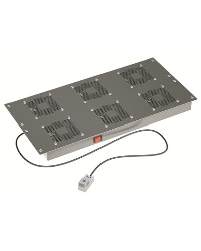 Потолочный вентиляторный модуль, с термостатом 6 вент. для крыши Ш=800мм DKC R5VSIT8006FT в Ессентуках Вентиляторные модули Pintop.ru