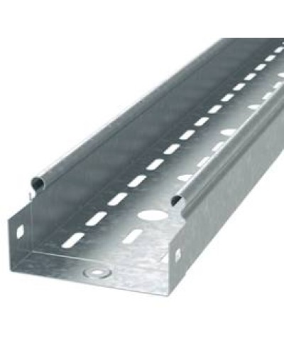 Лоток неперфированный металлический 100x50x3000 DKC (SPL3510) в Ессентуках Кабельные лотки Pintop.ru