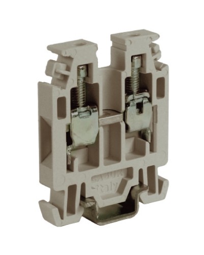 Зажим 2,5 кв.мм серый DKC ZRN500GR в Ессентуках Крепежные изделия Pintop.ru