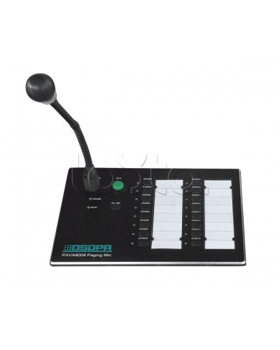 Консоль микрофонная DSPPA PAVA-8008 в Ессентуках Система оповещения и трансляции Dsppa Pintop.ru