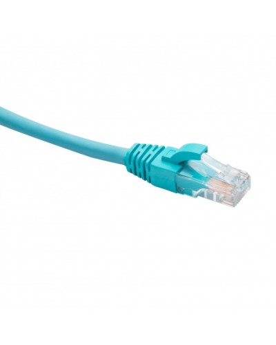 Шнур коммутационный U/UTP категория 5e LSZH нг(А)-HF 2,0 м, бирюзовый Datarex DR-181609 в Ессентуках Патчкорды (медные) Pintop.ru