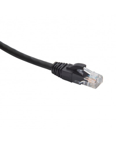 Шнур коммутационный U/UTP категория 5e LSZH нг(А)-HF 10,0 м, черный Datarex DR-181920 в Ессентуках Патчкорды (медные) Pintop.ru