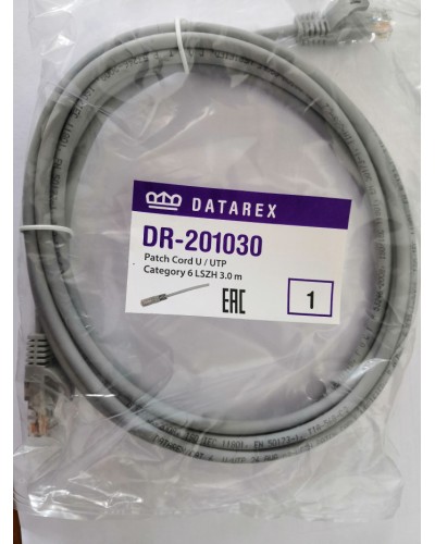 Шнур коммутационный категории 6 Datarex DR-201015 в Ессентуках Патчкорды (медные) Pintop.ru