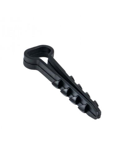Дюбель-хомут (5х10 мм) для плоского кабеля черный (50 шт.) EKF PROxima (plc-cd-5x10b) в Ессентуках Крепеж: Дюбели, шурупы, саморезы Pintop.ru