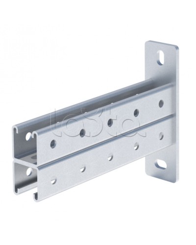 STRUT-консоль двойная 41х41 мм, основание 350 мм EKF (stkd414135) в Ессентуках Аксессуары для лотков Pintop.ru