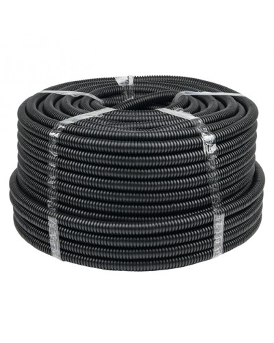 Труба гофр. ПНД с протяжкой d20 мм (100 м) черная EKF-Plast (tpnd-20) в Ессентуках Труба гофрированная Pintop.ru