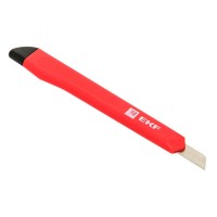 Нож с сегментированным лезвием 9 мм НСМ-10 EKF Master (ncm-10-ms)