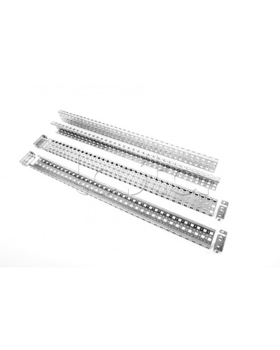 Шина монтажная 23х73 с держателем для шкафов EMS высота/ширина/глубина 1200 мм Elbox EMS-RM-73.23.1200 в Ессентуках Аксессуары для стоек и шкафов Pintop.ru