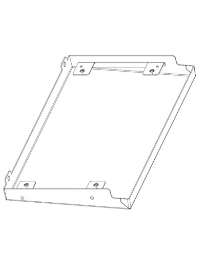 Крыша дождевая для шкафов серии EMW (Ш600 × Г300) Elbox (EMW-RR-600.300) в Ессентуках Аксессуары для стоек и шкафов Pintop.ru