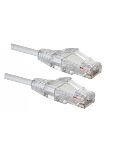 Коммутационный шнур категории 6 SLIM LINE, U/UTP, LSZH, T568B, 5 м, белый Eurolan (21S-U6-05WT) в Ессентуках Патчкорды (медные) Pintop.ru