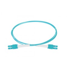 Оптический шнур HD, OM3, 2×50/125, дуплекс LC - дуплекс LC, UNIBOOT PUSH-PULL, 1 м Eurolan (41B-30-LC-LC-01)