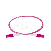 Оптический шнур HD, OM4, 2×50/125, дуплекс LC - дуплекс LC, UNIBOOT PUSH-PULL, 2 м Eurolan (41B-40-LC-LC-02)