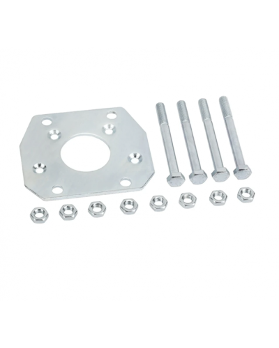 Пластина монтажная с анкерами для стойки Faac 737100 в Ессентуках Запчасти для шлагбаумов и автоматики Pintop.ru