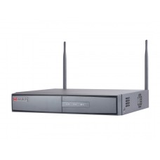 IP-видеорегистратор 4-х канальный WiFi 2.4ГГц HiWatch DS-N304W(B)