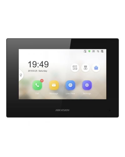 IP видеодомофон сенсорный Hikvision DS-KH6320-LE1(B) в Ессентуках Абонентские IP устройства Pintop.ru