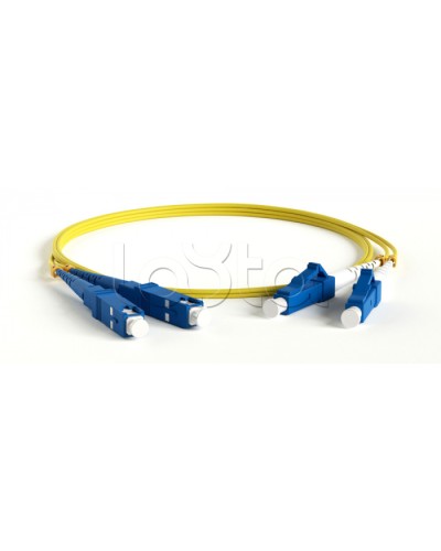 Патч-корд Hyperline (FC-D2-9A1-LC/UR-SC/UR-H-1M-LSZH-YL) в Ессентуках Патч-корды оптические Pintop.ru