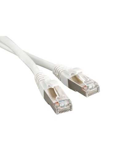 Патч-корд экранированный Hyperline PC-LPM-STP-RJ45-RJ45-C5e-2M-LSZH-WH в Ессентуках Патчкорды (медные) Pintop.ru
