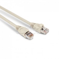 Патч-корд RJ45-RJ45 F/UTP, кат.6a, LSZH, экран (3м) Hyperline PC-LPM-STP-RJ45-RJ45-C6a-3M-LSZH-GY