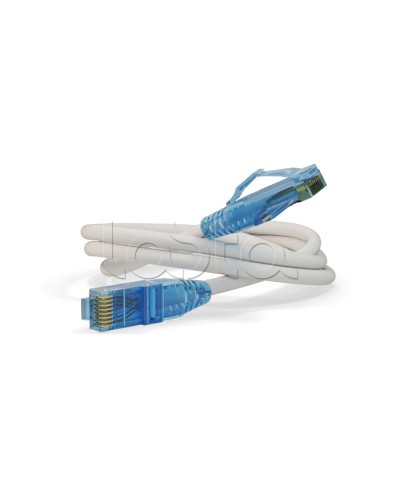 Патч-корд Hyperline PC-LPM-UTP-RJ45-RJ45-C6-1M-LSZH-WH в Ессентуках Патчкорды (медные) Pintop.ru