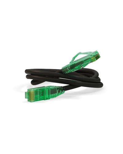 Патч-корд Hyperline PC-LPM-UTP-RJ45-RJ45-C6a-1M-LSZH-BK в Ессентуках Патчкорды (медные) Pintop.ru