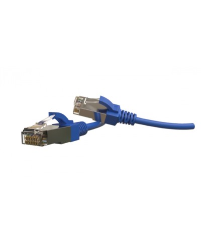 Патч-корд S/FTP Hyperline (PC-LPT-SFTP-RJ45-RJ45-C6-1.5M-LSZH-BL) в Ессентуках Патчкорды (медные) Pintop.ru