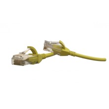 Патч-корд U/UTP Hyperline (PC-LPT-UTP-RJ45-RJ45-C6-1M-LSZH-YL)