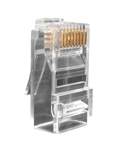 Разъем RJ-45 Hyperline PLUG-8P8C-UV-C6-100 в Ессентуках Коннекторы и разъемы Pintop.ru