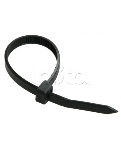 Стяжка 200x3,6 мм нейлоновая, черная IEK (UHH32-D036-200-100) в Ессентуках Стяжки-хомуты Pintop.ru