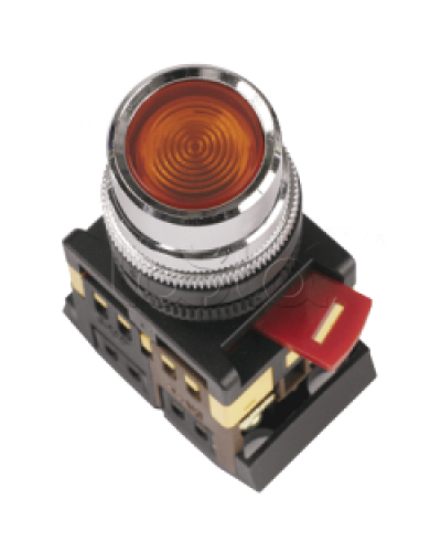 Кнопка ABLF-22 красный d22мм неон/240В 1з+1р IEK BBT10-ABLF-K04 в Ессентуках Кнопки выхода Pintop.ru