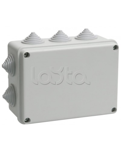 Коробка КМ41242 распаячная для о/п (RAL7035, 10 гермовводов) IEK UKO10-150-110-070-K41-55 в Ессентуках Распределительные коробки Pintop.ru