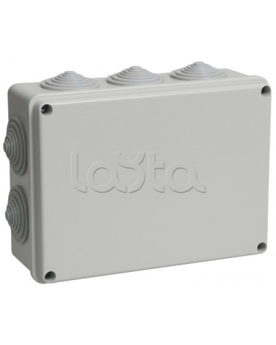 Коробка КМ41244 распаячная для о/п (RAL7035, 10 гермовводов) IEK UKO11-190-140-070-K41-55 в Ессентуках Аксессуары для средств охраны периметра Pintop.ru